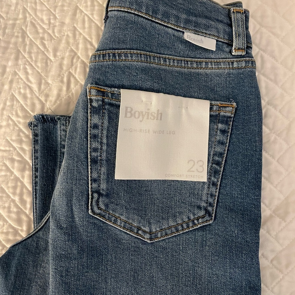 BOYISH JEANS The Mikey High Rise Wide - Picture 2 of 6